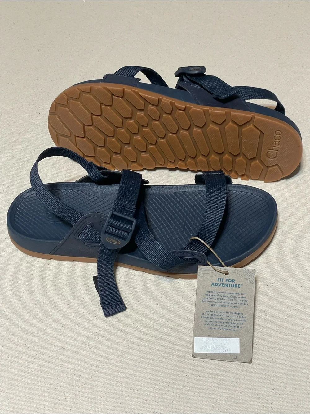 Chaco Women's Lowdown Sandals Navy Size 8 Blue Sport Strap Comfort Shoe